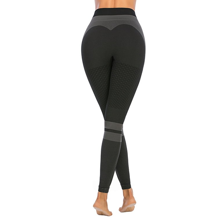 Womens High Waist Yoga Pants Sports Leggings Workout Pants Non See Through 4 Way Stretch Workout Running Tights