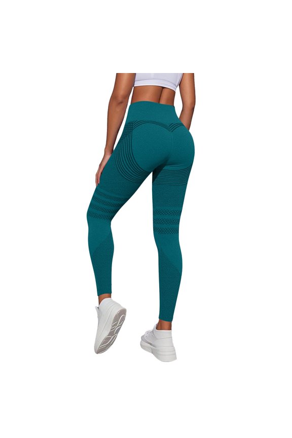Women's High Waist Yoga Pants for Fitness - Scrunch Booty Lifting Leggings for Running and Workout - Seamless Design for Maximum Comfort
