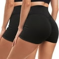 thumbnail image 1 of Women's High Waist Yoga Shorts Butt Scrunch Booty Spandex Gym Workout Shorts Active Short Leggings, 1 of 5