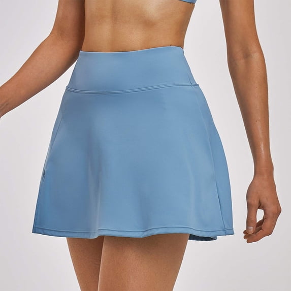Women’s High Waist Yoga Shorts With Built In Liner Exposure Running Tennis Skirt Athletic Workout Shorts Women Short Womens Shorts Yoga