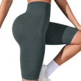 thumbnail image 1 of Women’s High Waist leggings, Seamless Compression Tummy Control Workout Yoga Shorts with Butt Lifting Contour Design, 1 of 7