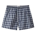 thumbnail image 1 of Women's High Waisted Baggy Shorts Classic Plaid Baggy Plus Size Breathable Boxers Pajamas Pajama Summer Flowy Shorts S-XL, 1 of 6