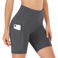 thumbnail image 1 of Women's High Waisted Biker Shorts Stretchy Workout Yoga Shorts with Pockets, 1 of 7