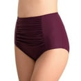 thumbnail image 1 of Women's High Waisted Bikini Bottoms Tummy Control Swimsuit Bottoms Ruched Full Coverage Swim Bottom High Rise, 1 of 1