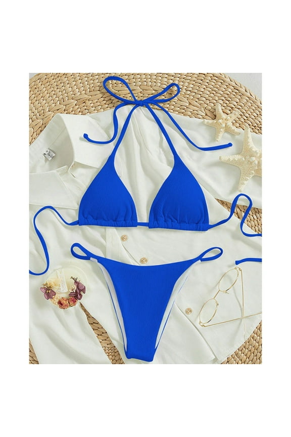 Women's High Waisted Bikini Sets Two Piece Swimsuit Knot Bathing Suit Bikini with Underwire Support Womens Bathing Suits Swim Tops for Women Swimwear Bikini Swimsuit for Teens Girls Men And Women