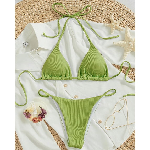 Women's High Waisted Bikini Sets Two Piece Swimsuit Knot Bathing Suit Women Vintage Swimsuit Women's Swim Shorts Loose Swimming Suits for Women Board Short Swimsuits for Women Womens Swim Top with