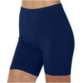 thumbnail image 1 of Women's High Waisted Board Shorts Liner Quick Dry Bottom Shorts Navy XXL, 1 of 4
