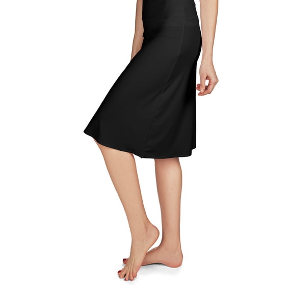 MeMoi Women's High-Waist Double-Bonded 26" Half Slip - Womens - Female, Extra Small, WHITE