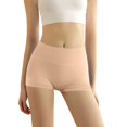 thumbnail image 1 of Women's High Waisted Boyshorts Underwear - 95% Cotton 5% Elastane - Double Layer, Anti-Chafing - S-XXL, 1 of 5