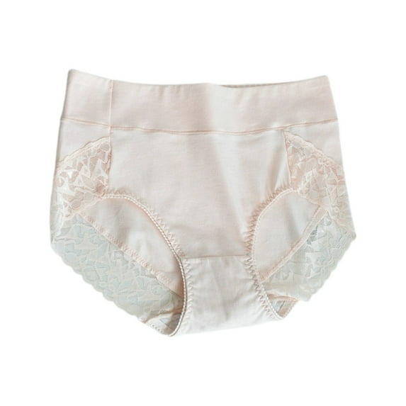 Women's High Waisted Breathable Briefs Plus Size Comfortable Elongated Crotch Belly Control Underwear for Daily Wear