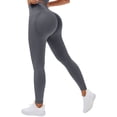 thumbnail image 1 of Women's High Waisted Butt Lifting Leggings Stretchy Yoga Workout Pants, 1 of 9