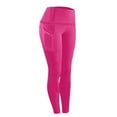 thumbnail image 1 of Women's High-Waisted Butt-Lifting Yoga Leggings with Side Pockets Workout & Daily Casual Fitness Sports Pants, 1 of 6