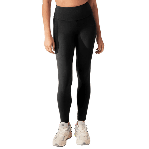 Women's High Waisted Candy Color Leggings - Buttery Smooth & Soft Yoga, Black, Large/X-Large