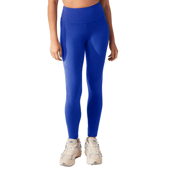 Women's High Waisted Candy Color Leggings - Buttery Smooth & Soft Yoga, Royal Blue, Small/Medium
