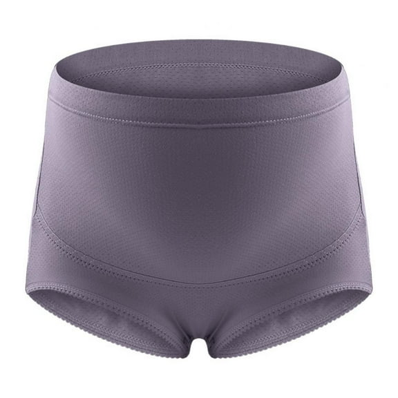 Women's High Waisted Cotton Underwear Soft Breathable Full Coverage Stretch Briefs Ladies Panties