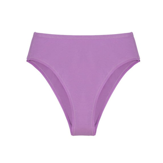 Women's High Waisted Cotton Underwear Soft Breathable Panties Stretch Briefs Seamless Ladies Panties