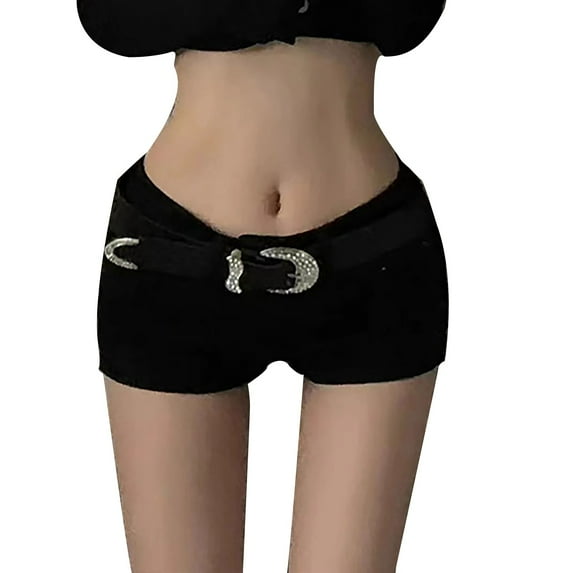 Women's High Waisted Denim Shorts Sexy Stretchy Jean Cargo Hot Pants Casual Summer Shorts Button Short Jeans Going Out Vacation Bottoms with Pockets