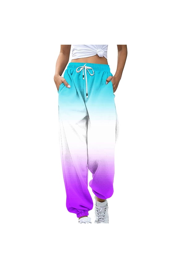 Women's High Waisted Drawstring Sweatpants Joggers Lounge Pants, Loose Fit Casual Elastic Waistband Soft Comfy Fleece, Solid Color Matching Set Pants for Women Home Loungewear Travel Essentials