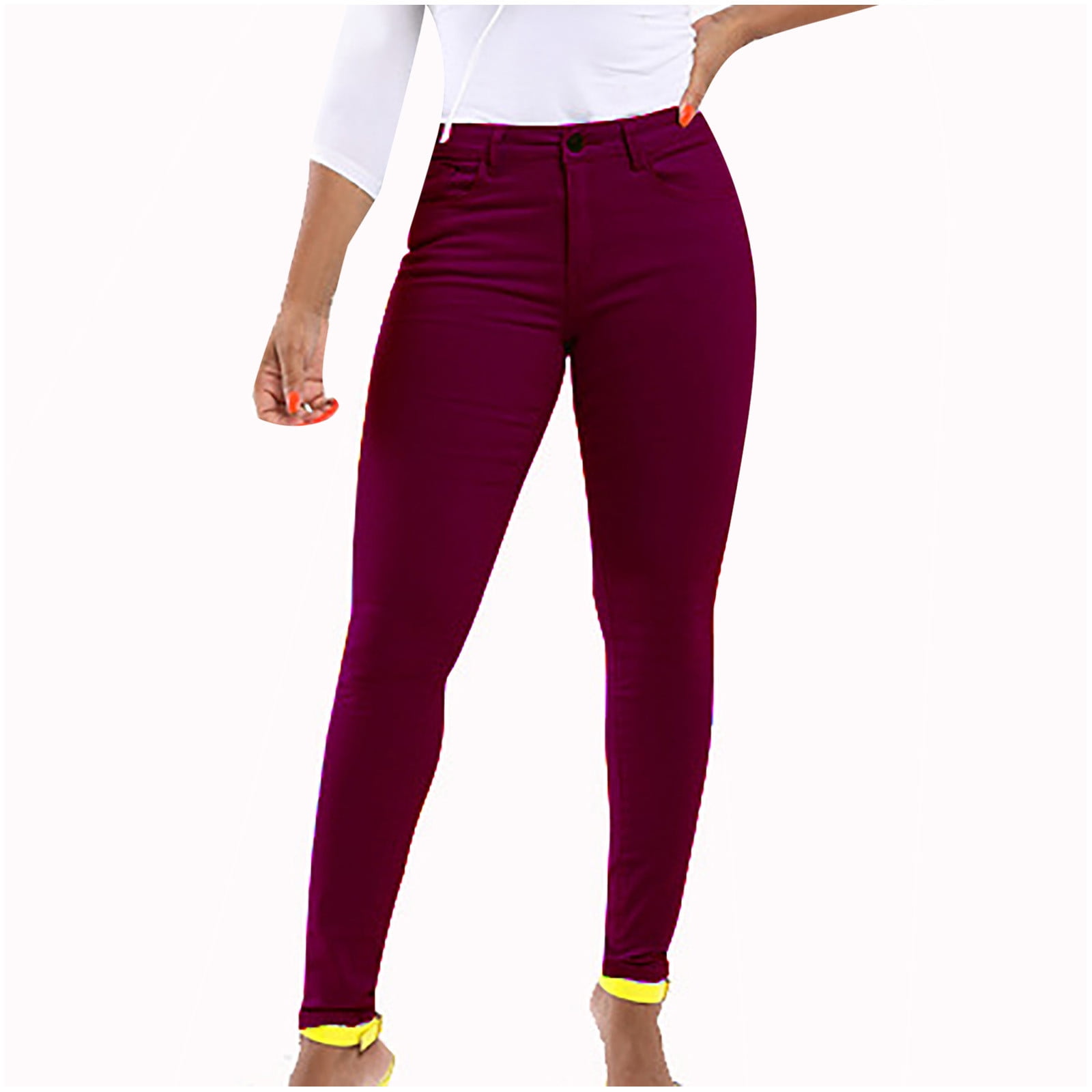 Women's High Waist Distressed Skinny Jeans