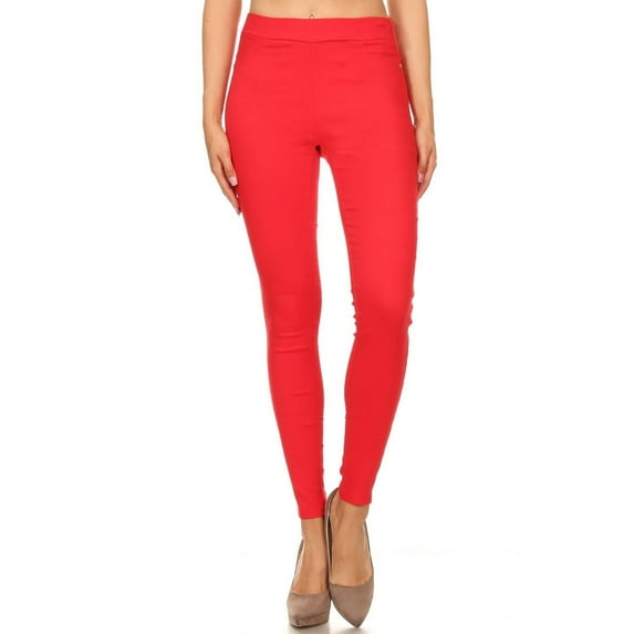 Women's High Waisted Jeggings Pull On Stretch Skinny Pants Size S - 3XL 29" Inseam