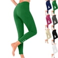 thumbnail image 1 of Women's High Waisted Leggings Creamy Soft Fitness Yoga Pants High Waisted Leggings Seamless Fitness Pants for Work & Leisure, 1 of 6