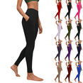 thumbnail image 1 of Women's High Waisted Leggings Tummy Control Booty Lifting Yoga Pants with Pockets Stretch Workout Running Gym Leggings, 1 of 5
