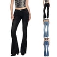 thumbnail image 1 of Women's High Waisted Light Wash Wide Leg Distressed Denim Jeans, 1 of 9
