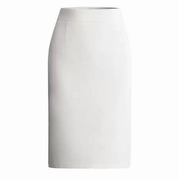 Women's High-Waisted Pencil Skirt - Professional Slim-Fit Work Skirt for Office Wear