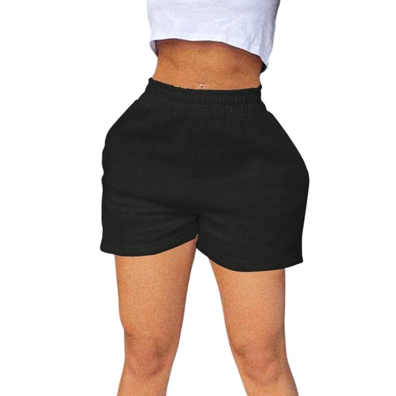 Women’s High Waisted Pocket Shorts – Casual Versatile Minimalist Summer Lounge Shorts for Daily Wear