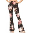 thumbnail image 1 of Women's High Waisted Print Soft Stretch Palazzo Flare Pants Pants, 1 of 6