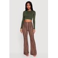 thumbnail image 1 of Women's High Waisted Printed Pattern Flared Leggings, 1 of 4
