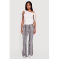 thumbnail image 1 of Women's High Waisted Printed Pattern Flared Leggings, 1 of 4
