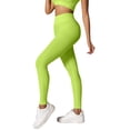 thumbnail image 1 of Women's High Waisted Ribbed Seamless Yoga Leggings Tummy Control Workout Pants, 1 of 9
