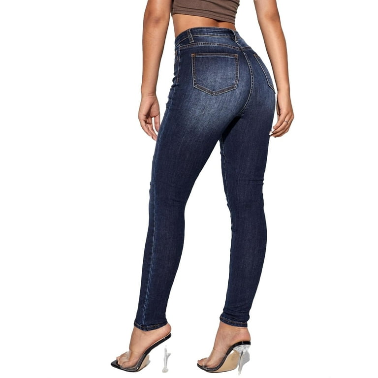 Ripped skinny 2024 jeans walmart