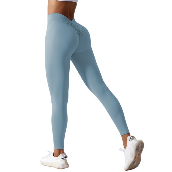 Women's High Waisted Scrunch Butt Leggings Stretchy Workout Yoga Pants
