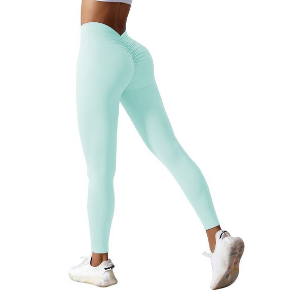 Women's High Waisted Scrunch Butt Leggings Stretchy Workout Yoga Pants