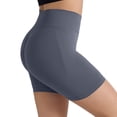 thumbnail image 1 of Women's High Waisted Seamless Biker Shorts Butt Lift Stretchy Workout Shorts, 1 of 6