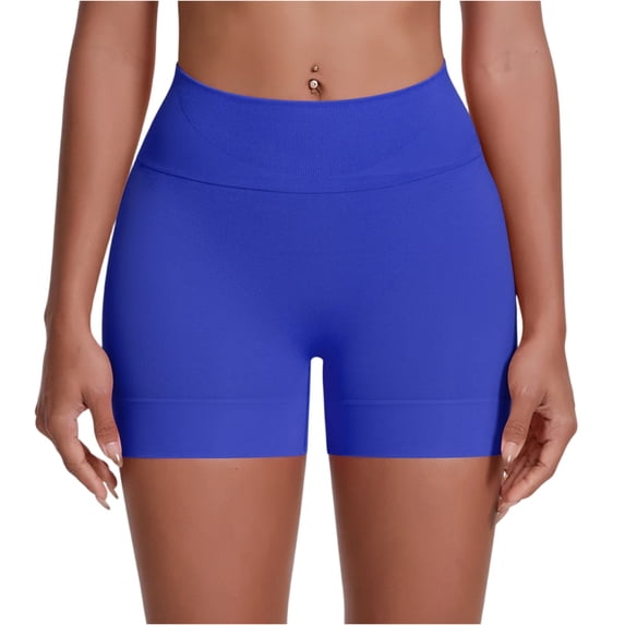 Women's High Waisted Seamless Biker Shorts Stretchy Yoga Workout Shorts