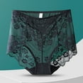 thumbnail image 1 of Women's High Waisted Seamless Thong Panty with Lace Jacquard - Comfortable Breathable Underwear for Everyday Wear, 1 of 3