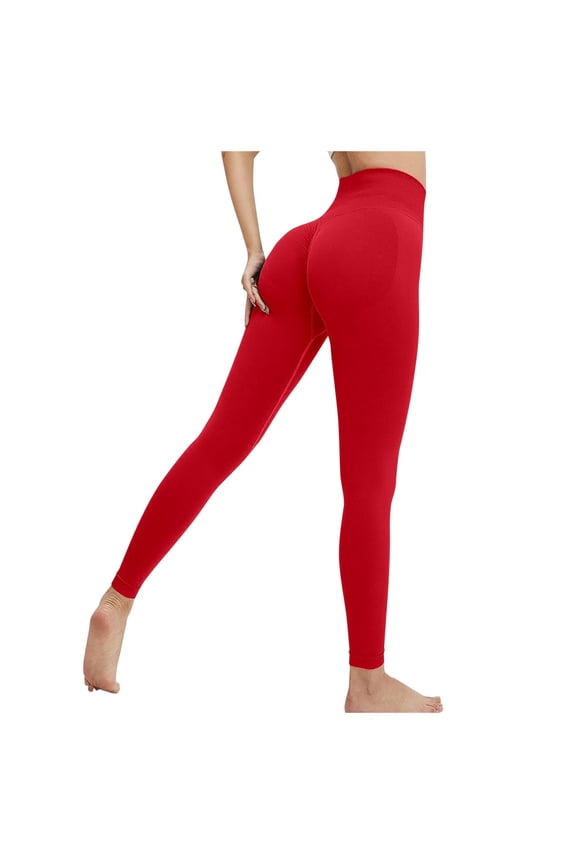 Women's High Waisted Seamless Yoga Pants for Women Workout Leggings Non See Through Gym Running Fitness Activewear