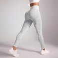 thumbnail image 1 of Women's High Waisted Sheer Yoga Pants, Tummy Control Full Length Design, Seamless Stretch Comfortable Leggings For Fitness And Running GY1 M, 1 of 4