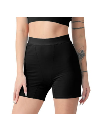 Anti-chafe Biker Shorts - Black - Ladies