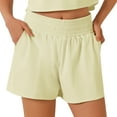 thumbnail image 1 of Women's High Waisted Sports Shorts Pocket Gym Shorts Sport Running Shorts, 1 of 2