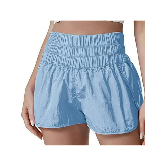 Women's High Waisted Sports Shorts, Quick Dry Stretch Running Shorts for Workout, Training and Casual Activewear