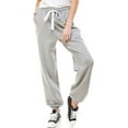 thumbnail image 1 of Women's High Waisted Sporty Gym Athletic Fit Jogger Sweatpants and Loose fit Lounge Trousers Made in USA…, 1 of 7