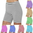 thumbnail image 1 of Women's High Waisted Stretch Shorts, Summer Casual Sport Shorts, Elastic Waistband Soft Breathable Athletic Shorts for Gym Workout Running Lounge Wear | Aestivo,Red L, 1 of 8