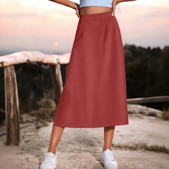 Women's High-Waisted Stretchy Bodycon Skirt for Casual Summer Wear