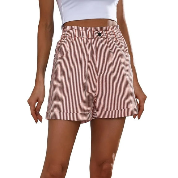 Women's High Waisted Stretchy Denim Bermuda Shorts Linen Comfy Summer Cotton Outfits Fashion Clothing Casual Summer Jean Shorts with Pockets S-2XL