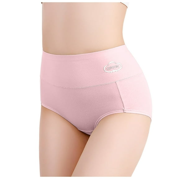Women's High Waisted Underwear Postpartum Support Comfortable Breathable Full Coverage Briefs for Everyday Wear
