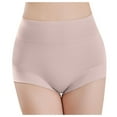 thumbnail image 1 of Women's High Waisted Underwear Seamless Comfort Plus Size Panties Belly Control Everyday, 1 of 4
